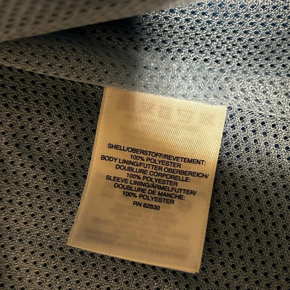 Lands End blue windbreaker jacket - Picture 8 of 8